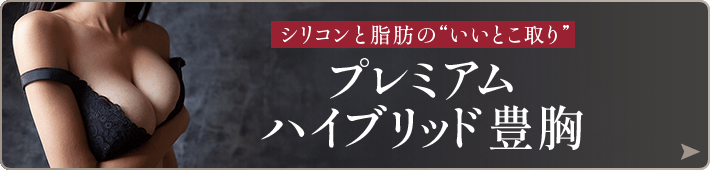 シリコンと脂肪の“いいとこ取り” プレミアムハイブリッド豊胸